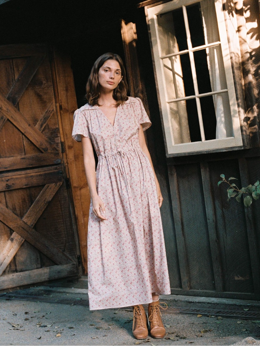 CHRISTY DAWN Dawn dress in mauve cosmos floral